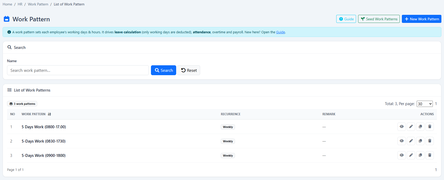Attendance software